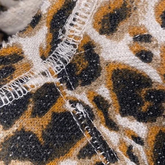 Free People Leopard Print Terry Sweatshirt - Picture 16 of 16